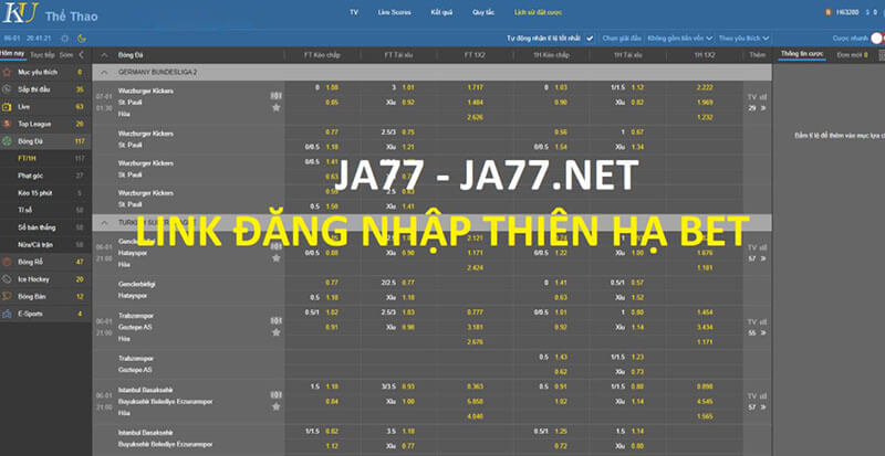 JA77 - Link chính thức của Thabet, nhà cái hàng đầu hiện nay