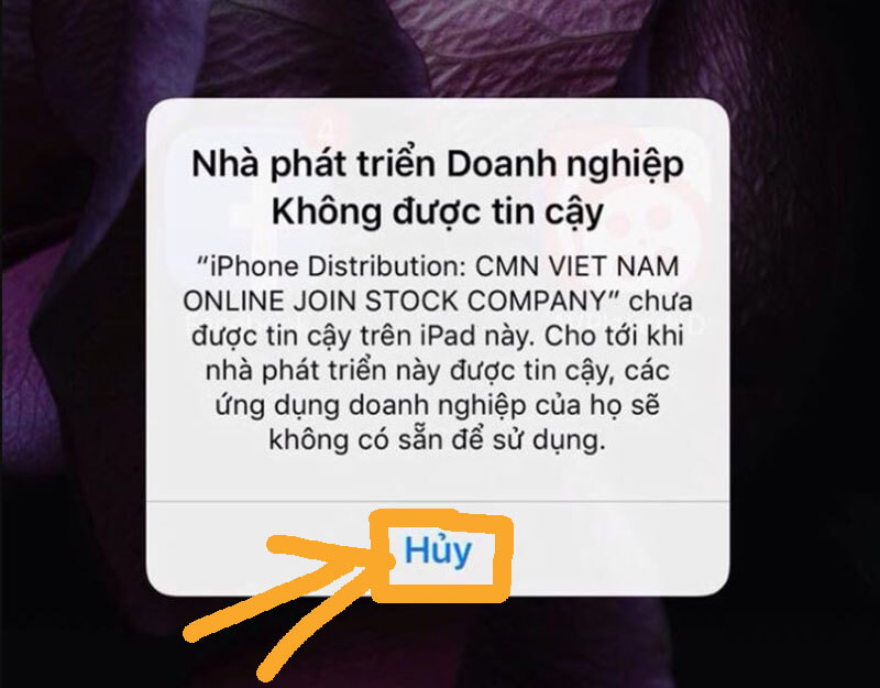 nha phat trien doanh nghiep khong duoc tin cay